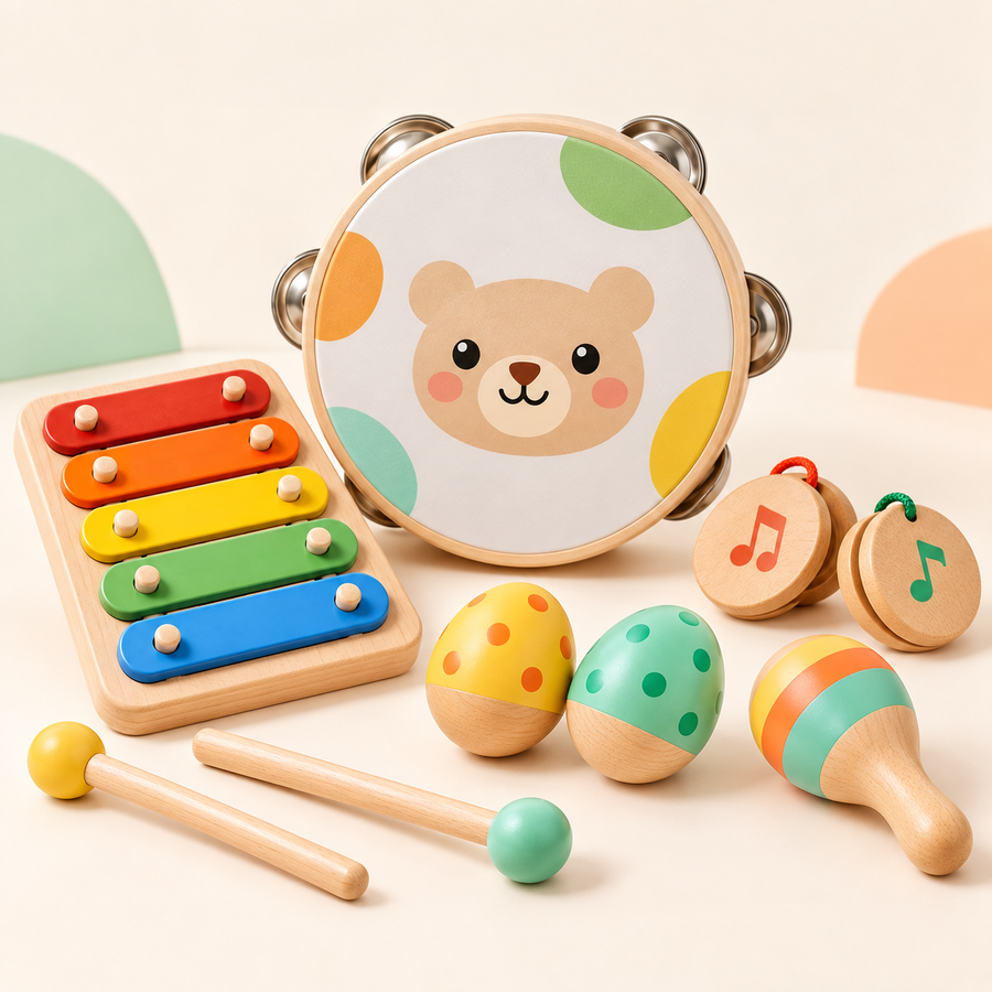 Noreviw™ SoundPebble Rhythm Play Set